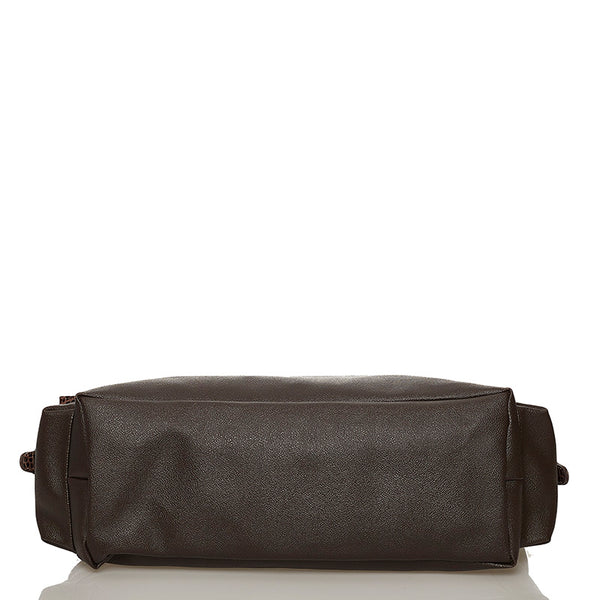 オロビアンコ ブラウン PVC ハンドバック ショルダーバック 2WAY  レディース Orobianco 【中古】