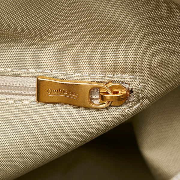 オロビアンコ ブラウン PVC ハンドバック ショルダーバック 2WAY  レディース Orobianco 【中古】