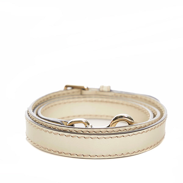 グッチ ベージュ レザー ショルダーストラップ レディース GUCCI 【中古】