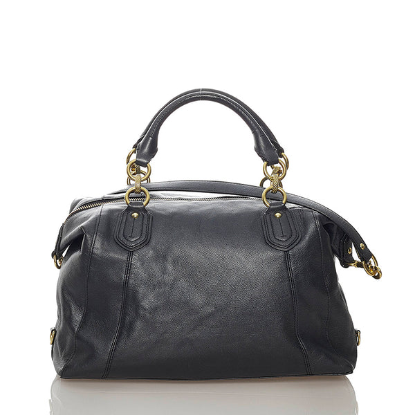 コーチ ハンドバッグ ショルダーバッグ 2WAY  F25508 ダークネイビー レザー レディース COACH 【中古】