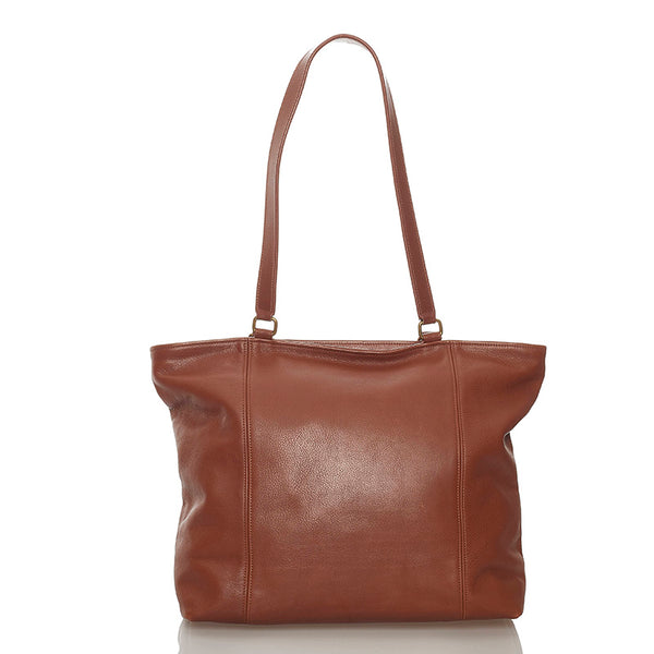 コーチ トートバッグ ブラウン レザー レディース COACH 【中古】