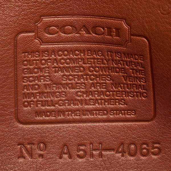 コーチ トートバッグ ブラウン レザー レディース COACH 【中古】
