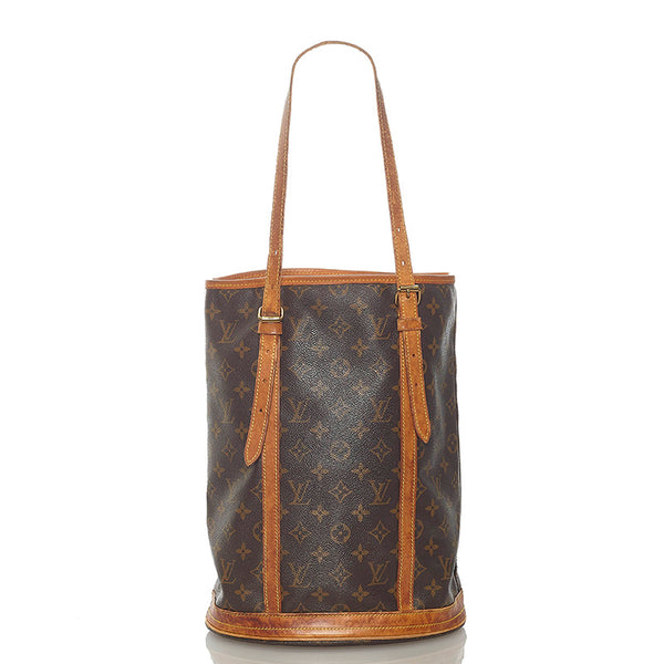 ルイ ヴィトン モノグラム バケットGM トートバッグ M42236 ブラウン PVC レザー レディース LOUIS VUITTON 【中古】