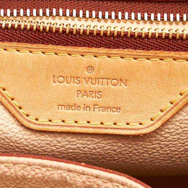 ルイ ヴィトン モノグラム バケットGM トートバッグ M42236 ブラウン PVC レザー レディース LOUIS VUITTON 【中古】