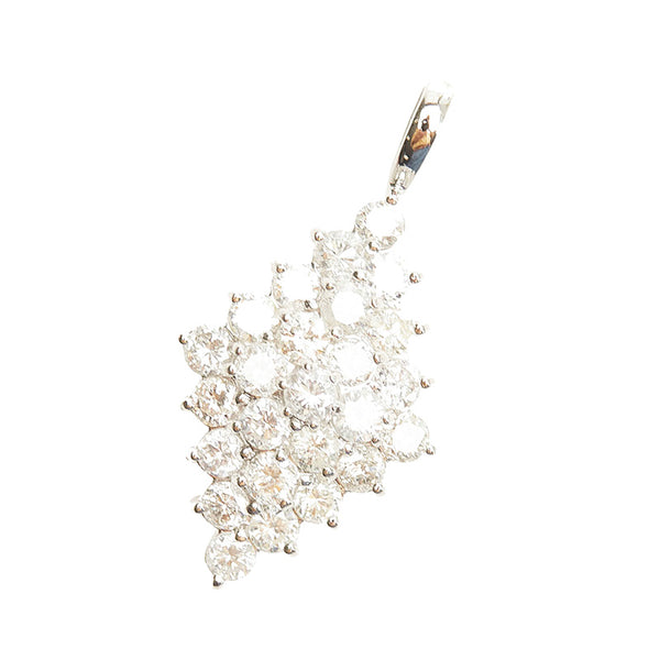 Pt900 プラチナ ダイヤ2.08ct ペンダントトップ レディース 【中古】
