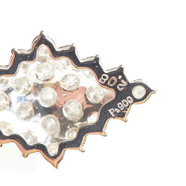 Pt900 プラチナ ダイヤ2.08ct ペンダントトップ レディース 【中古】