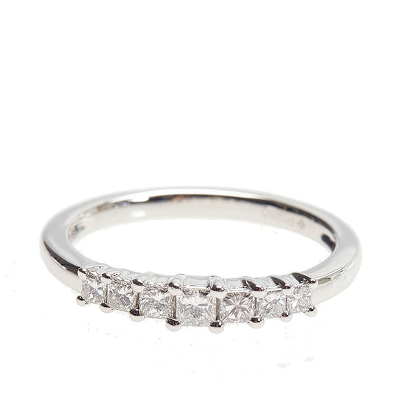 Pt950 プラチナ ダイヤ0.35ct リング 指輪 レディース 12号 【中古】