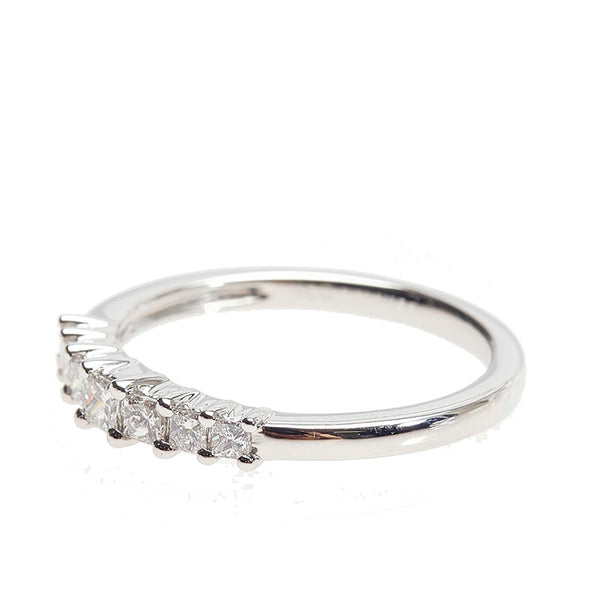 Pt950 プラチナ ダイヤ0.35ct リング 指輪 レディース 12号 【中古】