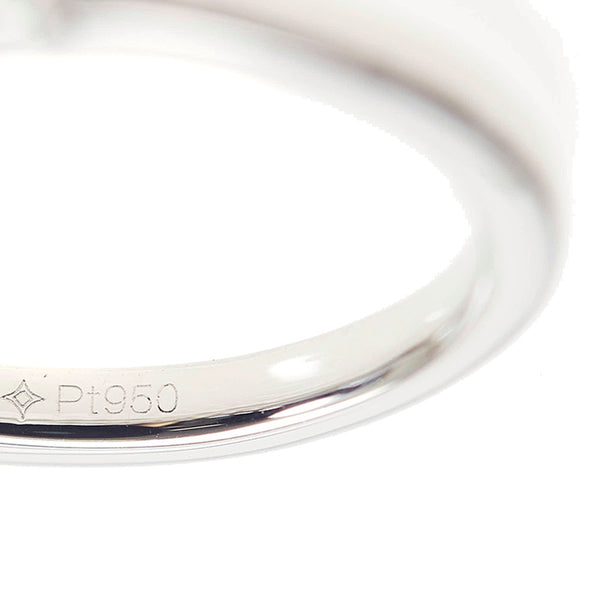 Pt950 プラチナ ダイヤ0.35ct リング 指輪 レディース 12号 【中古】