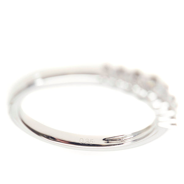 Pt950 プラチナ ダイヤ0.35ct リング 指輪 レディース 12号 【中古】