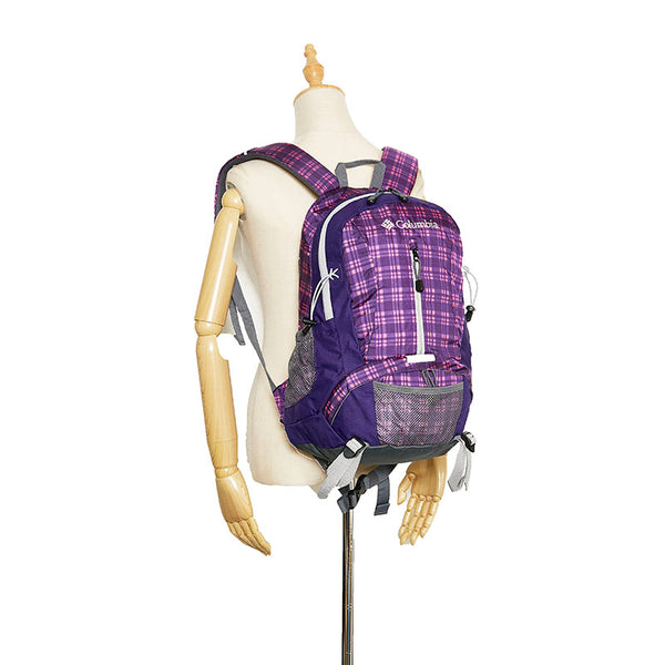 コロンビア BENNACK LT18 リュック バックパック パープル グレー ナイロン レディース Columbia 【中古】