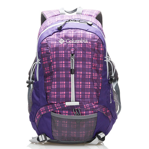 コロンビア BENNACK LT18 リュック バックパック パープル グレー ナイロン レディース Columbia 【中古】