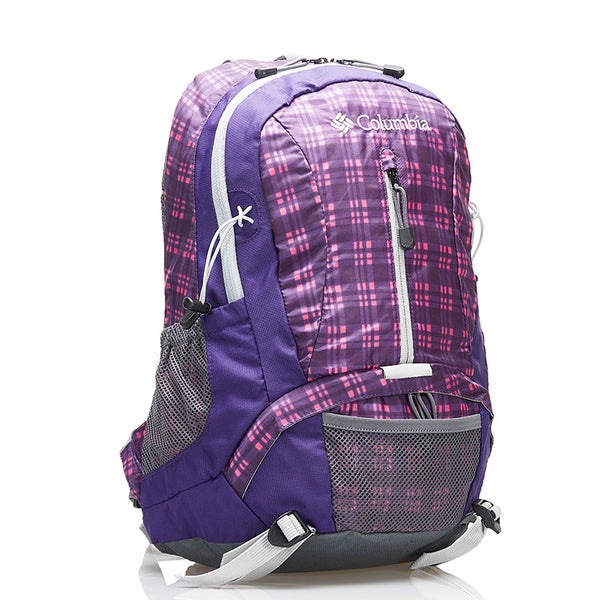 コロンビア BENNACK LT18 リュック バックパック パープル グレー ナイロン レディース Columbia 【中古】