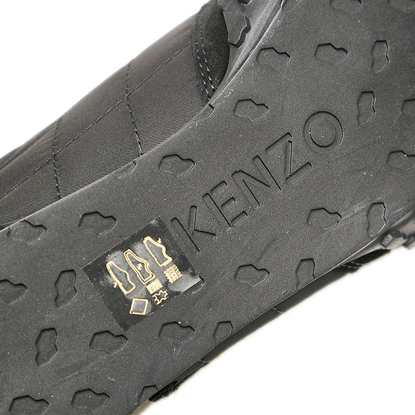 ケンゾー スニーカー ブラック ナイロン スウェード レディース KENZO 【中古】