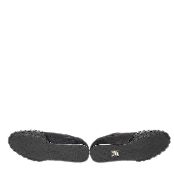 ケンゾー スニーカー ブラック ナイロン スウェード レディース KENZO 【中古】