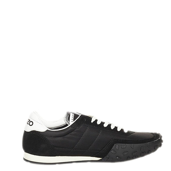 ケンゾー スニーカー ブラック ナイロン スウェード レディース KENZO 【中古】