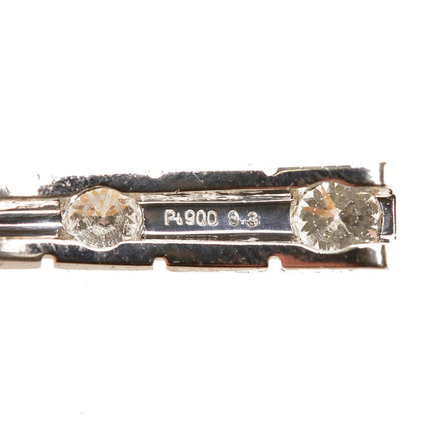 Pt900 プラチナ Pt850 プラチナ ダイヤ0.30ct ネックレス レディース 【中古】