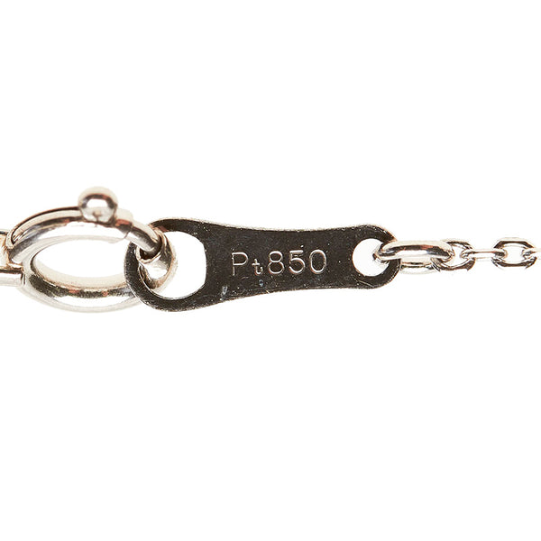 Pt950 プラチナ Pt850 プラチナ ダイヤ0.70ct ネックレス レディース 【中古】
