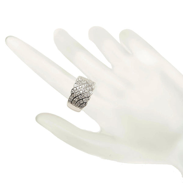 Pt900 プラチナ ダイヤ1.00ct リング 指輪 レディース 11.5号 【中古】