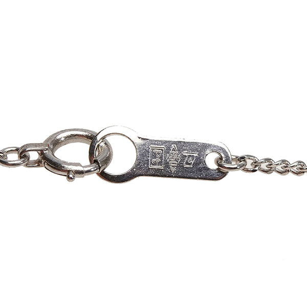 Pt900 プラチナ Pt850 プラチナ ダイヤ0.68ct ネックレス レディース 【中古】