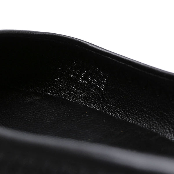トリーバーチ ブラック レザー フラットシューズ レディース Tory Burch 【中古】