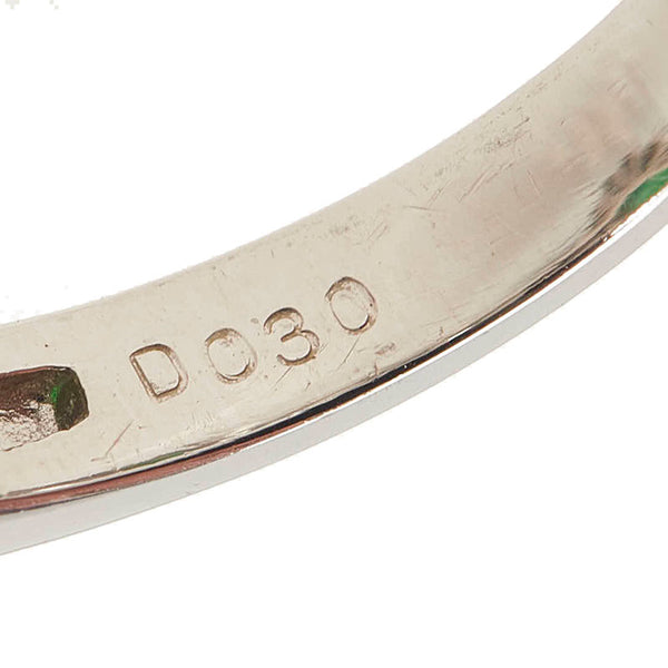 Pt900 プラチナ ひすい3.85ct ダイヤ0.30ct リング 指輪 レディース 14号 【中古】