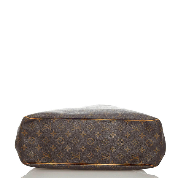 ルイ ヴィトン モノグラム バティニョール  トートバッグ M51154 ブラウン PVC レザー レディース LOUIS VUITTON 【中古】
