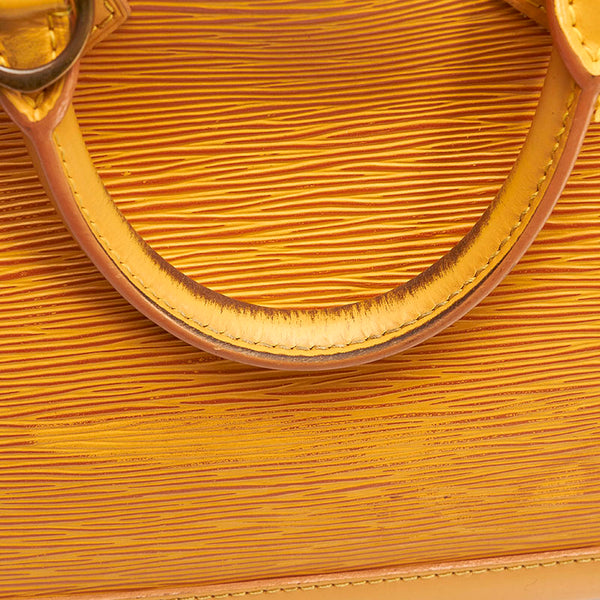 ルイ ヴィトン エピ アルマ M52149 イエロー レザー ハンドバッグ レディース LOUIS VUITTON 【中古】
