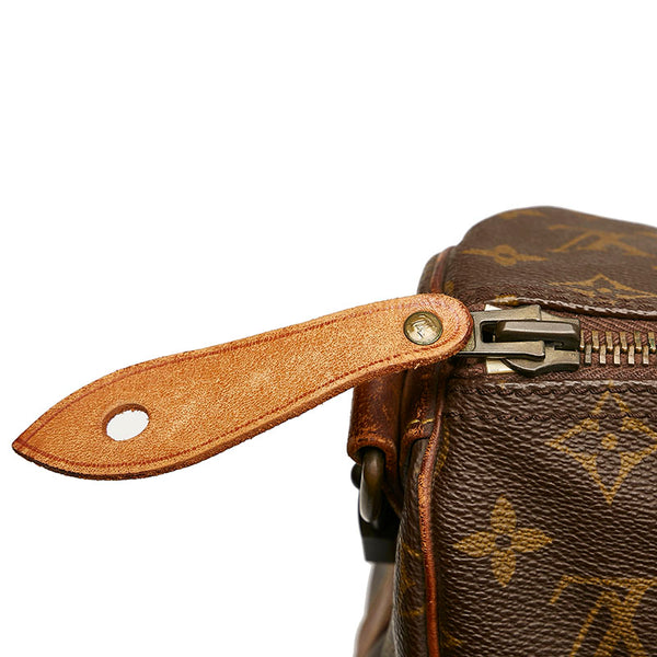 ルイ ヴィトン モノグラム キーポル バンドリエール 45 M41418 ブラウン PVC レザー ボストンバッグ レディース LOUIS VUITTON 【中古】