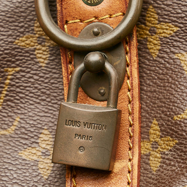 ルイ ヴィトン モノグラム キーポル バンドリエール 45 M41418 ブラウン PVC レザー ボストンバッグ レディース LOUIS VUITTON 【中古】