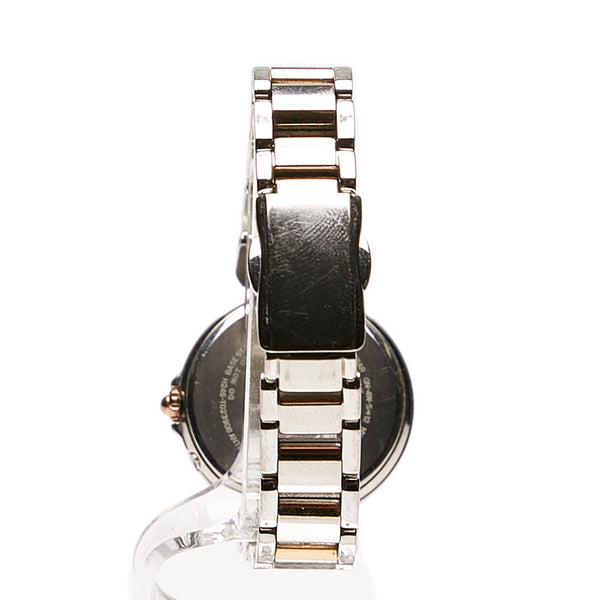 シチズン クロスシー 腕時計 EC1036-53W エコドライブ電波時計 シャンパンゴールド文字盤 ステンレススチール レディース CITIZEN 【中古】