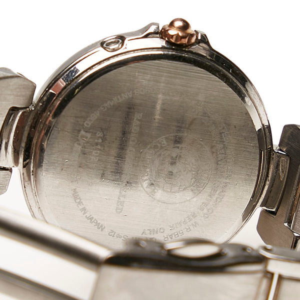 シチズン クロスシー 腕時計 EC1036-53W エコドライブ電波時計 シャンパンゴールド文字盤 ステンレススチール レディース CITIZEN 【中古】