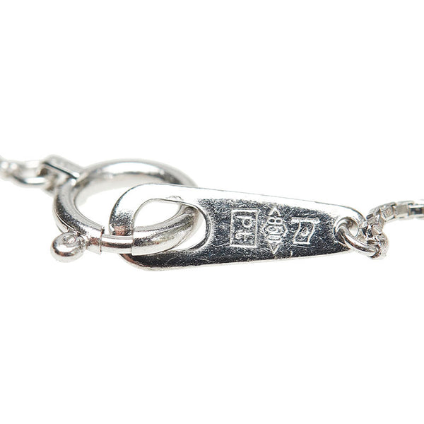 Pt900 プラチナ Pt850 プラチナ ダイヤ0.52ct ネックレス レディース 【中古】