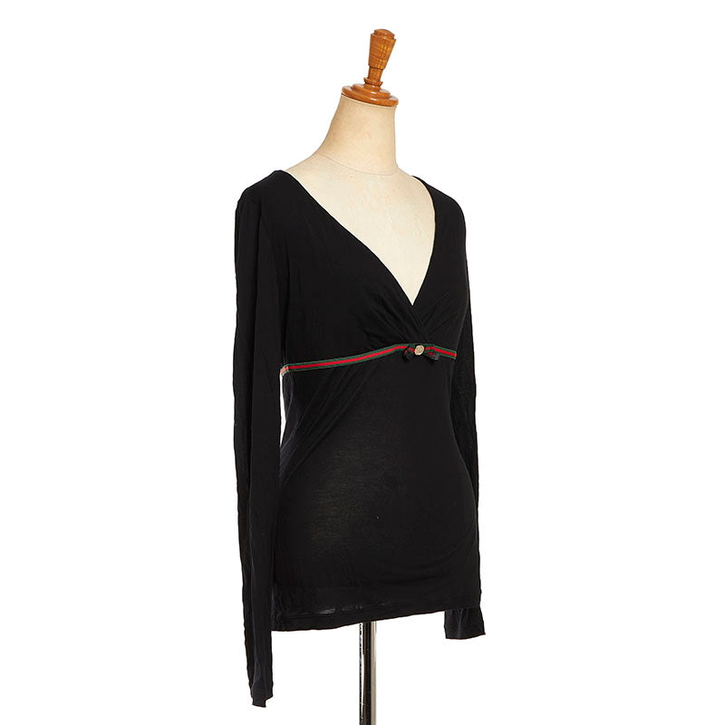 グッチ ブラック レーヨン モダール その他トップス レディース GUCCI 【中古】