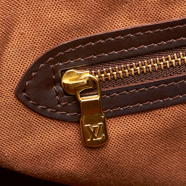 ルイ ヴィトン ダミエ エベヌ チェルシー トートバッグ N51119 ブラウン PVC レザー レディース LOUIS VUITTON 【中古】