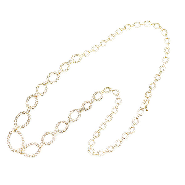 K18YG イエローゴールド ダイヤ1.71ct ネックレス レディース 【中古】