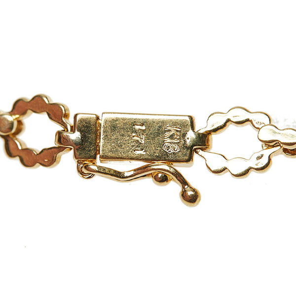 K18YG イエローゴールド ダイヤ1.71ct ネックレス レディース 【中古】