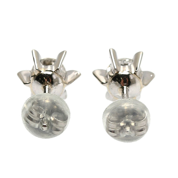 Pt900 プラチナ ダイヤ0.61ct ピアス レディース 【中古】