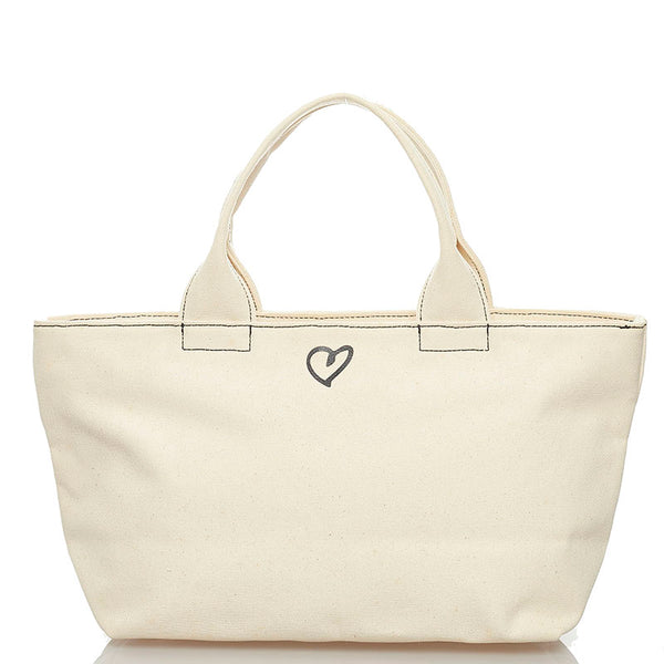 マークジェイコブス 10周年記念限定 アイボリー キャンバス トートバッグ レディース MARC JACOBS 【中古】