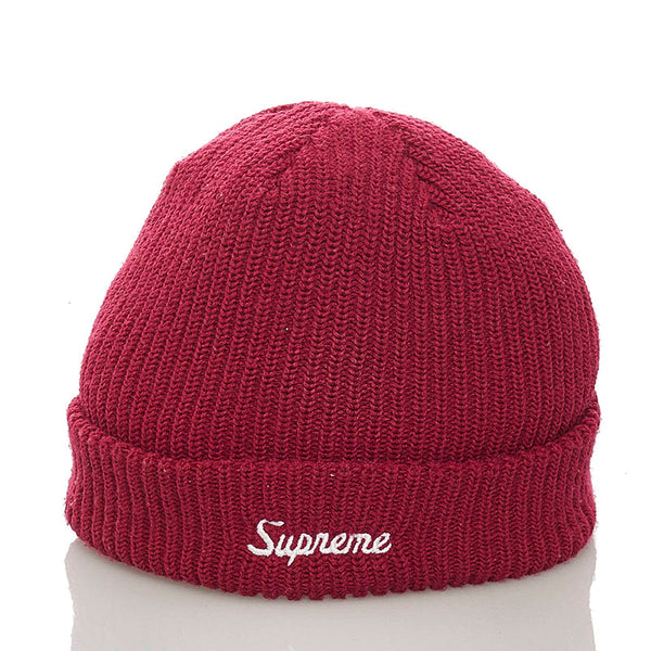シュプリーム Loose Gauge Beanie ニットキャップ ダークピンク アクリル メンズ Supreme 【中古】