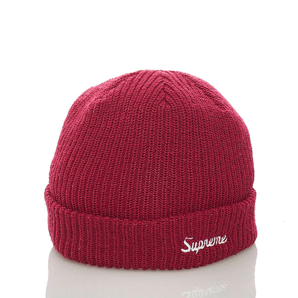 シュプリーム Loose Gauge Beanie ニットキャップ ダークピンク アクリル メンズ Supreme 【中古】