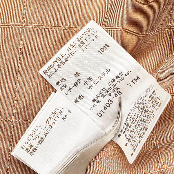 バーバリーブルーレーベル ベージュ コットン トレンチコート レディース BURBERRY BLUE LABEL 【中古】