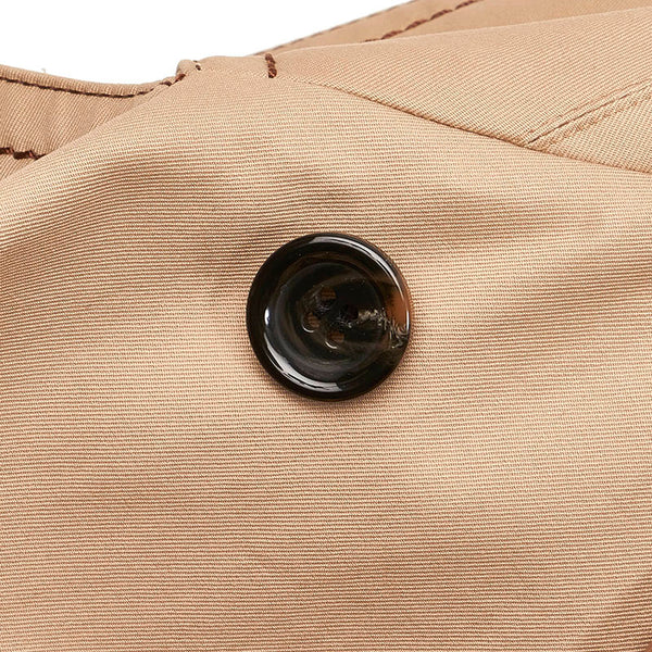 バーバリーブルーレーベル ベージュ コットン トレンチコート レディース BURBERRY BLUE LABEL 【中古】