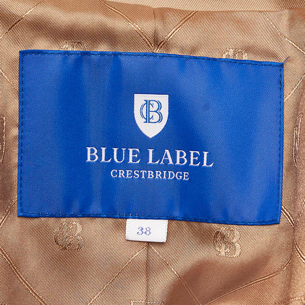 バーバリーブルーレーベル ベージュ コットン トレンチコート レディース BURBERRY BLUE LABEL 【中古】