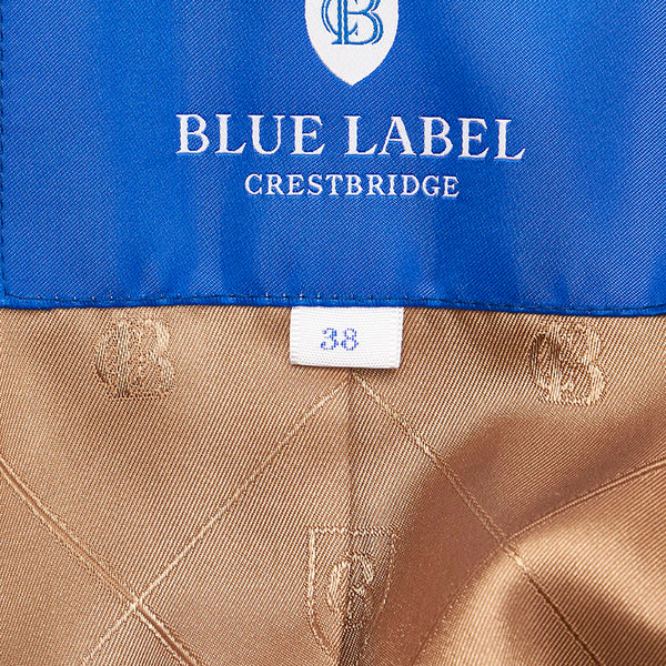 バーバリーブルーレーベル ベージュ コットン トレンチコート レディース BURBERRY BLUE LABEL 【中古】