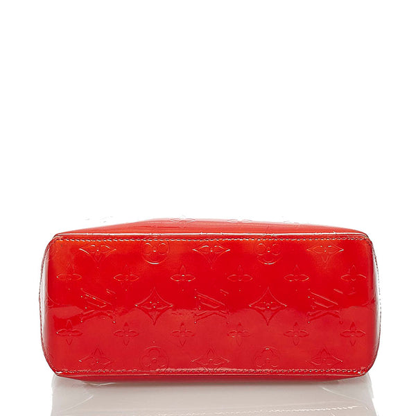 ルイ ヴィトン モノグラム ヴェルニ リードPM M91088 レッド ルージュ パテントレザー ハンドバッグ レディース LOUIS VUITTON 【中古】