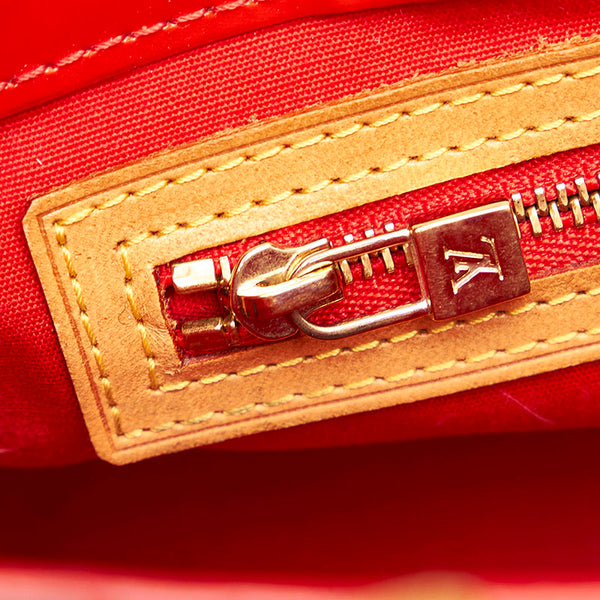 ルイ ヴィトン モノグラム ヴェルニ リードPM M91088 レッド ルージュ パテントレザー ハンドバッグ レディース LOUIS VUITTON 【中古】