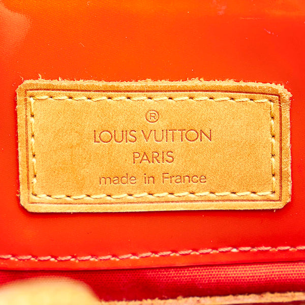 ルイ ヴィトン モノグラム ヴェルニ リードPM M91088 レッド ルージュ パテントレザー ハンドバッグ レディース LOUIS VUITTON 【中古】