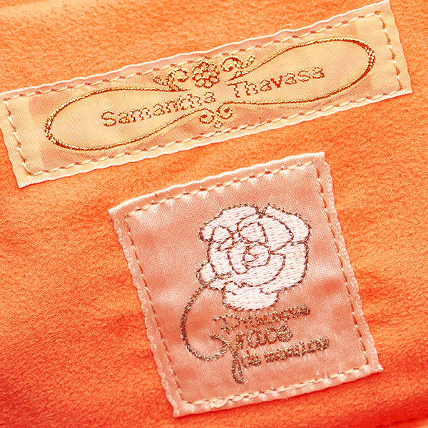 サマンサタバサ ハンドバッグ オレンジ レザー レディース Samantha Thavasa 【中古】