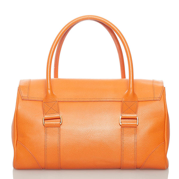 サマンサタバサ ハンドバッグ オレンジ レザー レディース Samantha Thavasa 【中古】